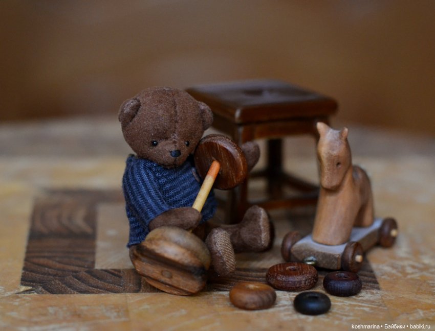 Игрушки играют в игрушки — Авторские мишки Тедди и друзья: фото (фото 4)