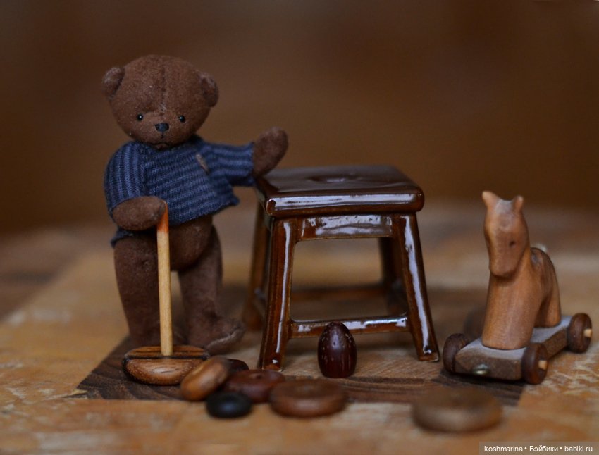 Игрушки играют в игрушки — Авторские мишки Тедди и друзья: фото (фото 3)