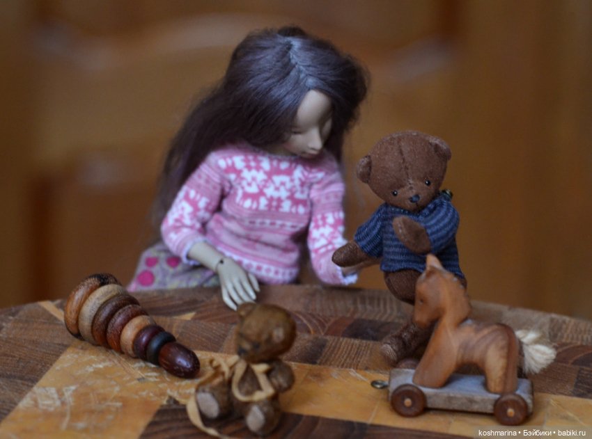 Игрушки играют в игрушки — Авторские мишки Тедди и друзья: фото (фото 8)