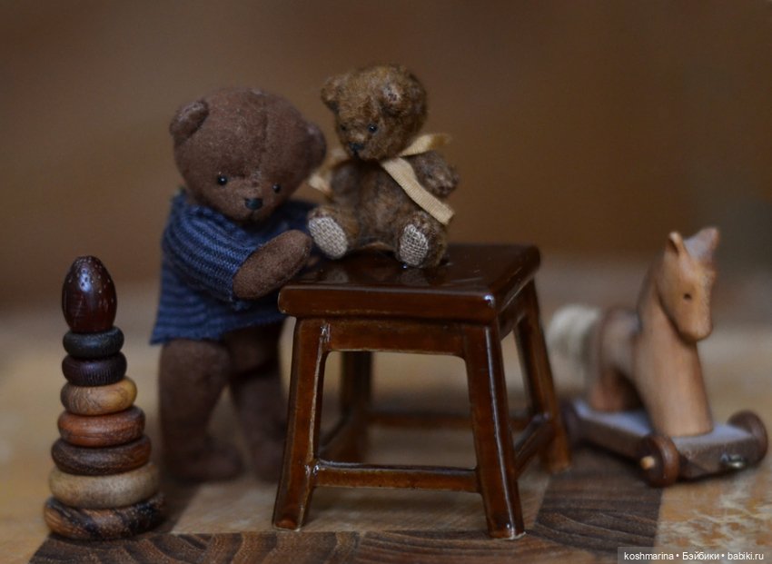 Игрушки играют в игрушки — Авторские мишки Тедди и друзья: фото (фото 2)