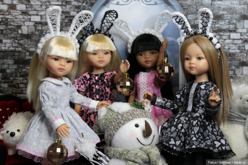 Предновогодние зайки — Куклы Paola Reina (Паола Рейна): новинки (фото 2)