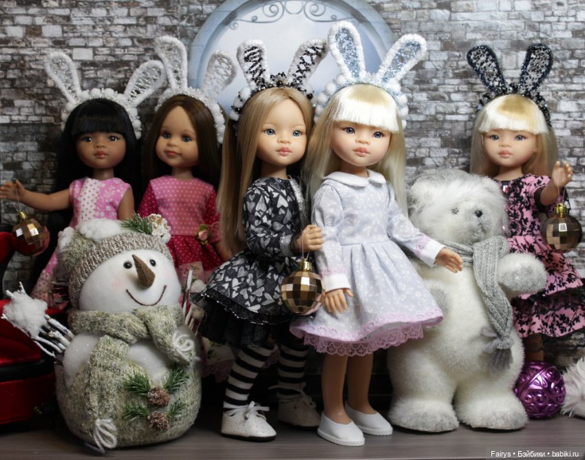 Предновогодние зайки — Куклы Paola Reina (Паола Рейна): новинки (фото 7)