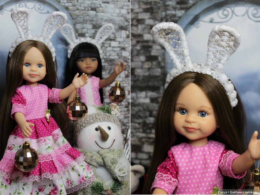 Предновогодние зайки — Куклы Paola Reina (Паола Рейна): новинки