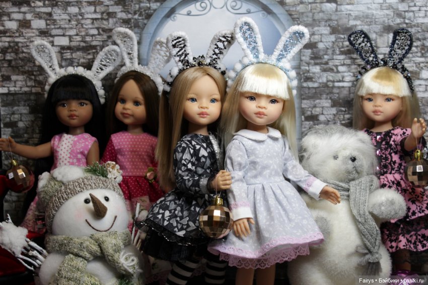 Предновогодние зайки — Куклы Paola Reina (Паола Рейна): новинки (фото 8)