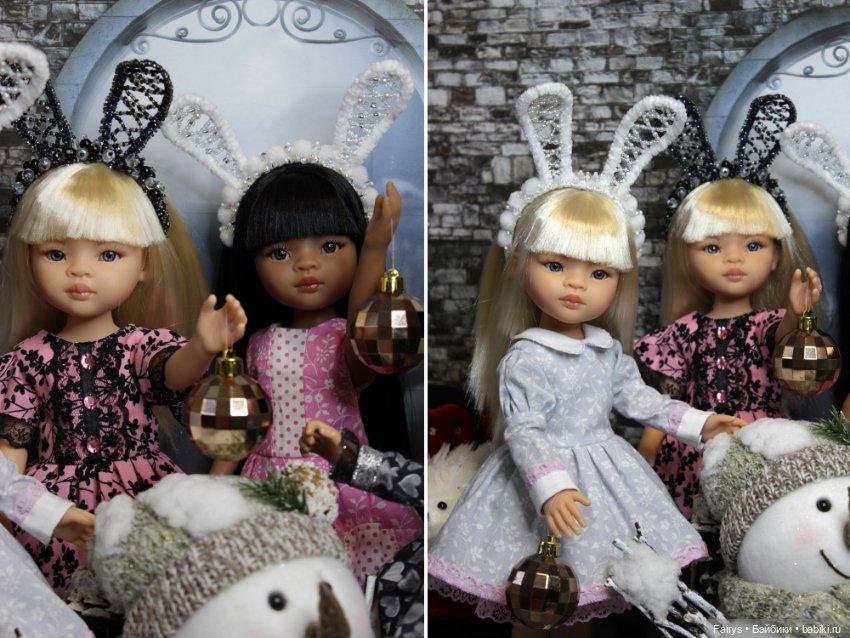 Предновогодние зайки — Куклы Paola Reina (Паола Рейна): новинки (фото 3)