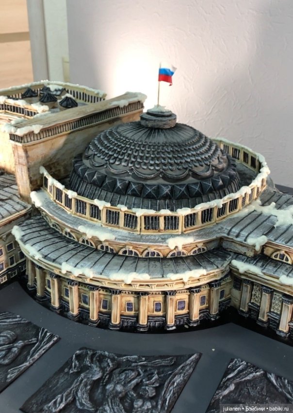 Бооольшой пряник в виде театра г. Новосибирска (фото 3)