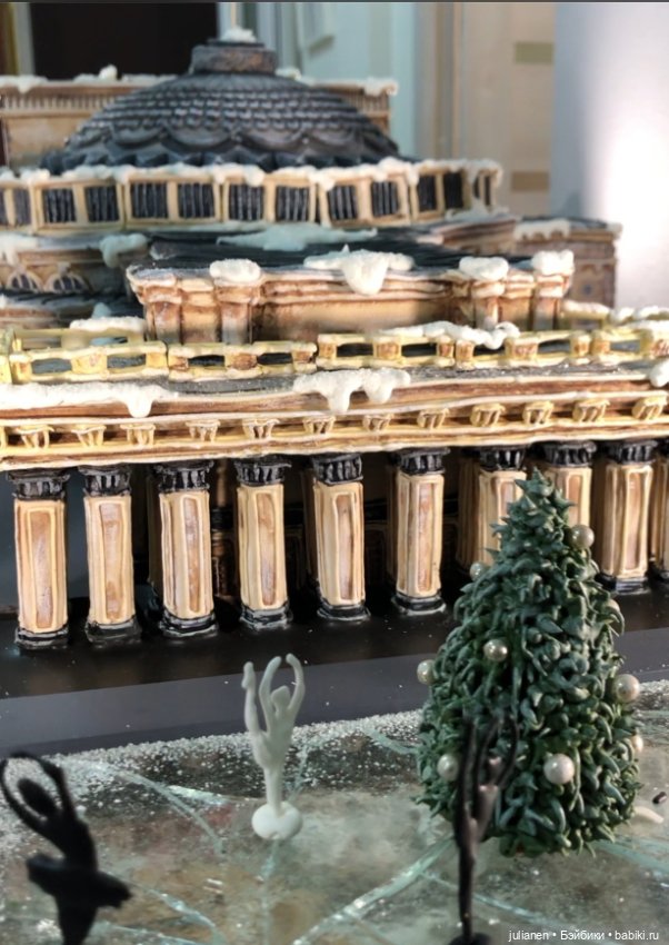 Бооольшой пряник в виде театра г. Новосибирска (фото 4)