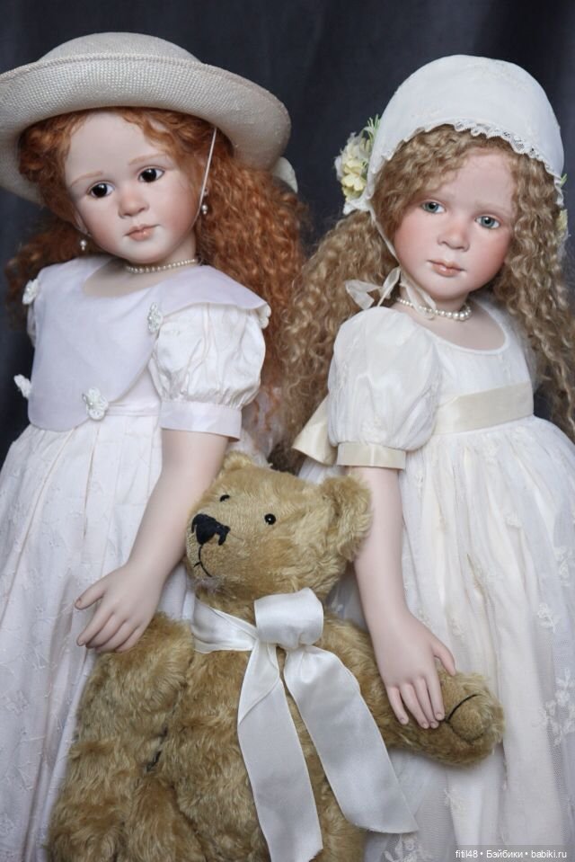 Авторские куклы Рут Треффейзен ( Ruth Treffeisen )
