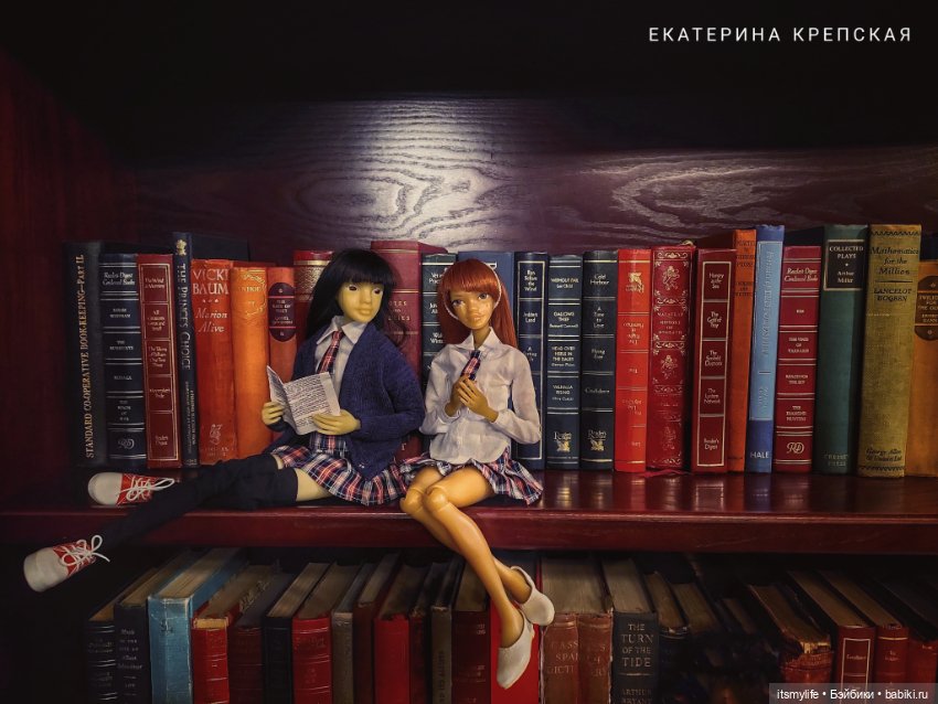 В библиотеке школы Миллвер Оакс