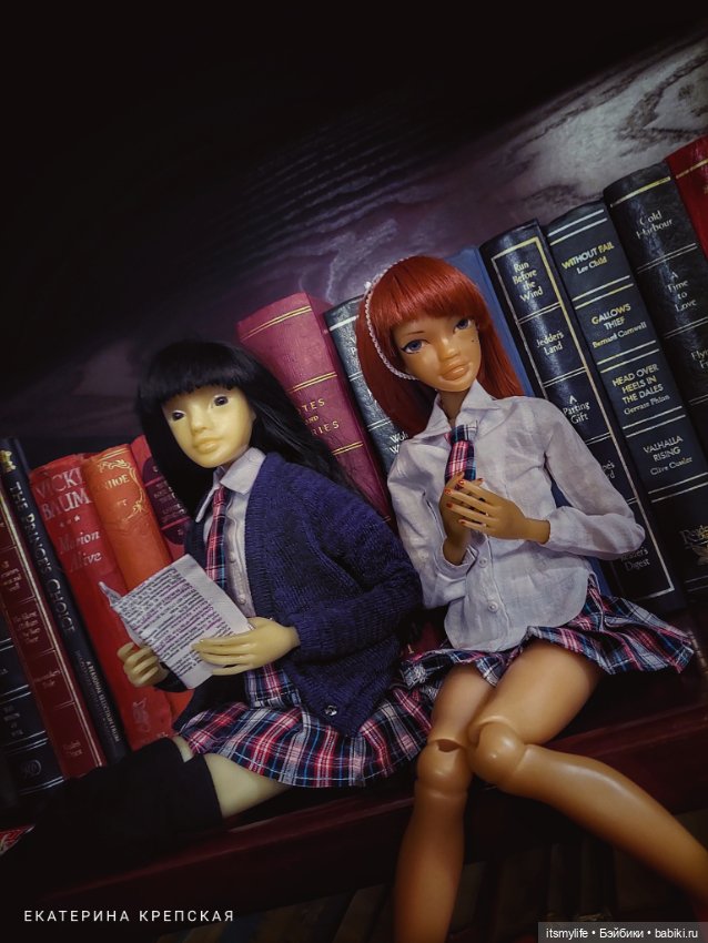 В библиотеке школы Миллвер Оакс