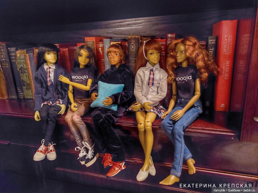 В библиотеке школы Миллвер Оакс