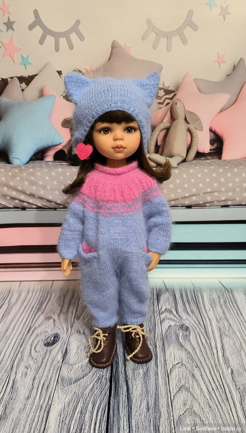 Тёплый костюм для Вики — Одежда и обувь для кукол своими руками: фото