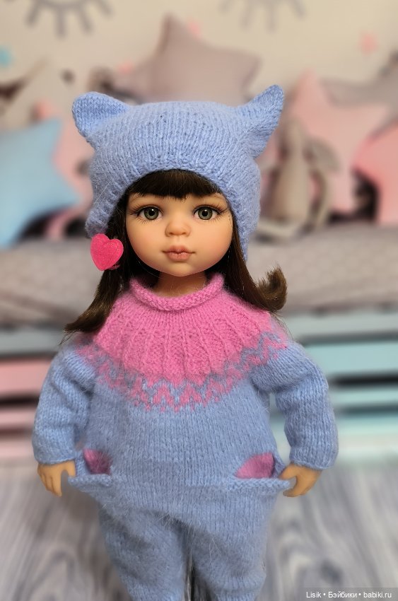 Тёплый костюм для Вики — Одежда и обувь для кукол своими руками: фото (фото 5)