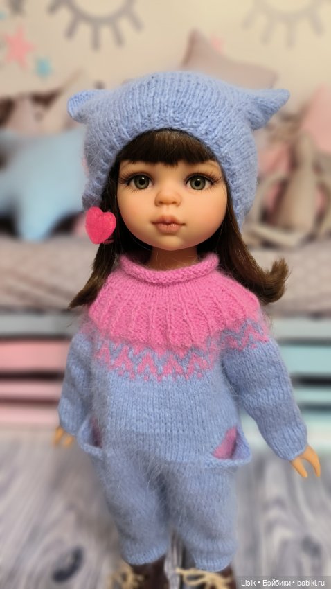 Тёплый костюм для Вики — Одежда и обувь для кукол своими руками: фото (фото 6)