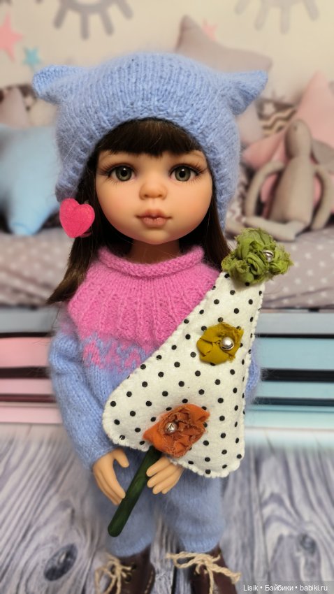 Тёплый костюм для Вики — Одежда и обувь для кукол своими руками: фото (фото 8)