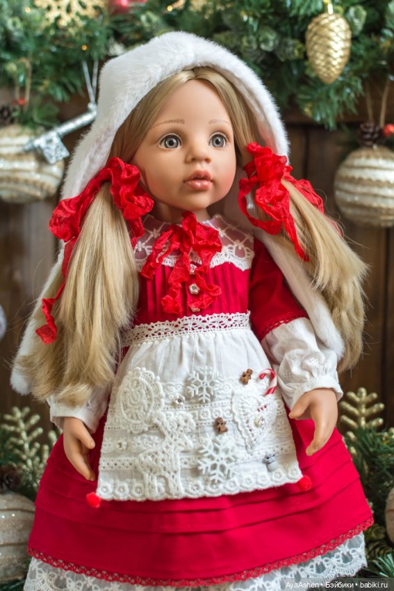 Помощницы Дедушки Мороза — Одежда и обувь для кукол своими руками: фото (фото 7)