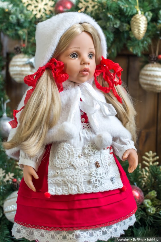 Помощницы Дедушки Мороза — Одежда и обувь для кукол своими руками: фото (фото 3)