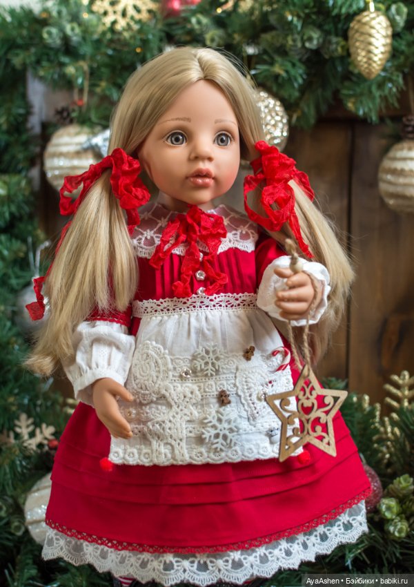 Помощницы Дедушки Мороза — Одежда и обувь для кукол своими руками: фото (фото 8)