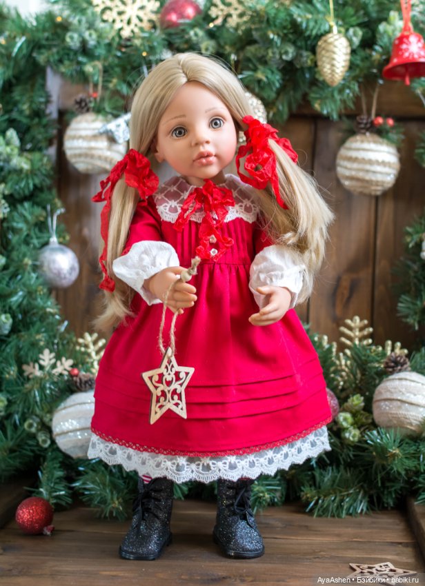 Помощницы Дедушки Мороза — Одежда и обувь для кукол своими руками: фото (фото 9)