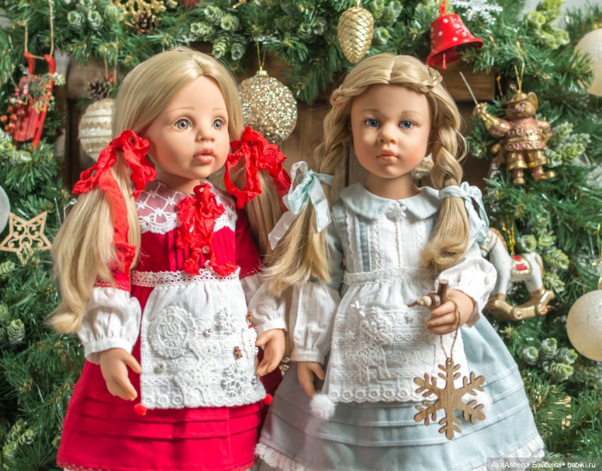 Помощницы Дедушки Мороза — Одежда и обувь для кукол своими руками: фото