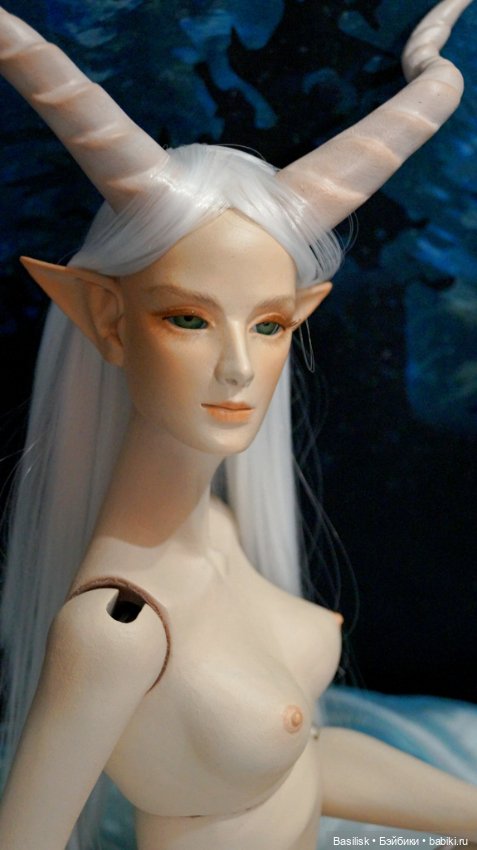 Белая газель — Авторские шарнирные куклы своими руками: лепка (фото 3)