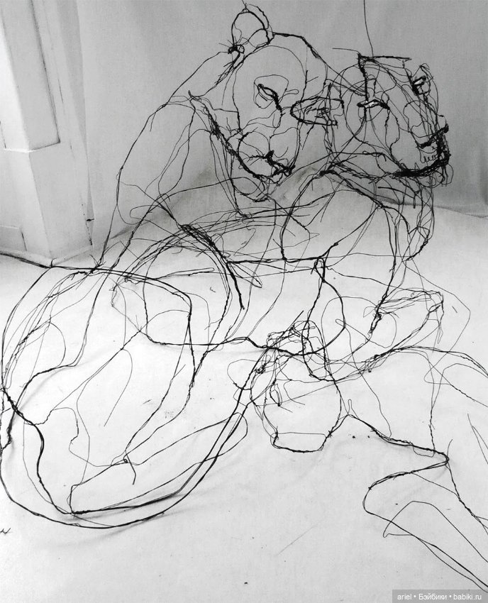 Проволочные скульптуры от Давида Оливейра (David Oliveira) (фото 4)