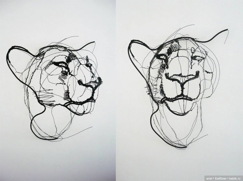 Проволочные скульптуры от Давида Оливейра (David Oliveira) (фото 3)