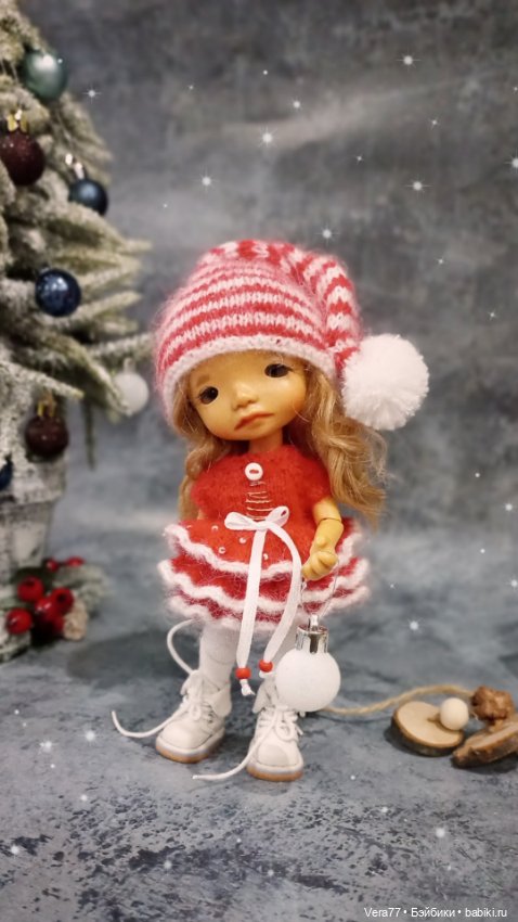 Готовимся к Новому Году — Одежда и обувь для кукол своими руками: фото (фото 3)