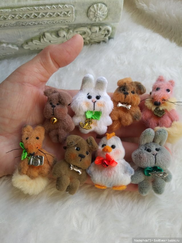 Мои новые игрушки-брошечки