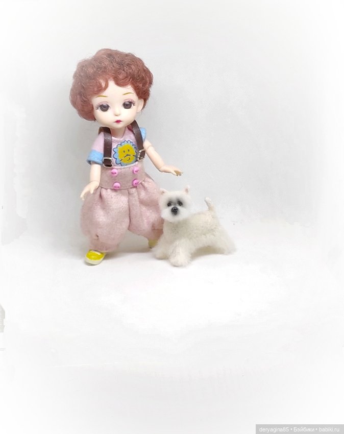 Вест Хайленд Уайт терьер — Валяные игрушки из шерсти: сухое валяние