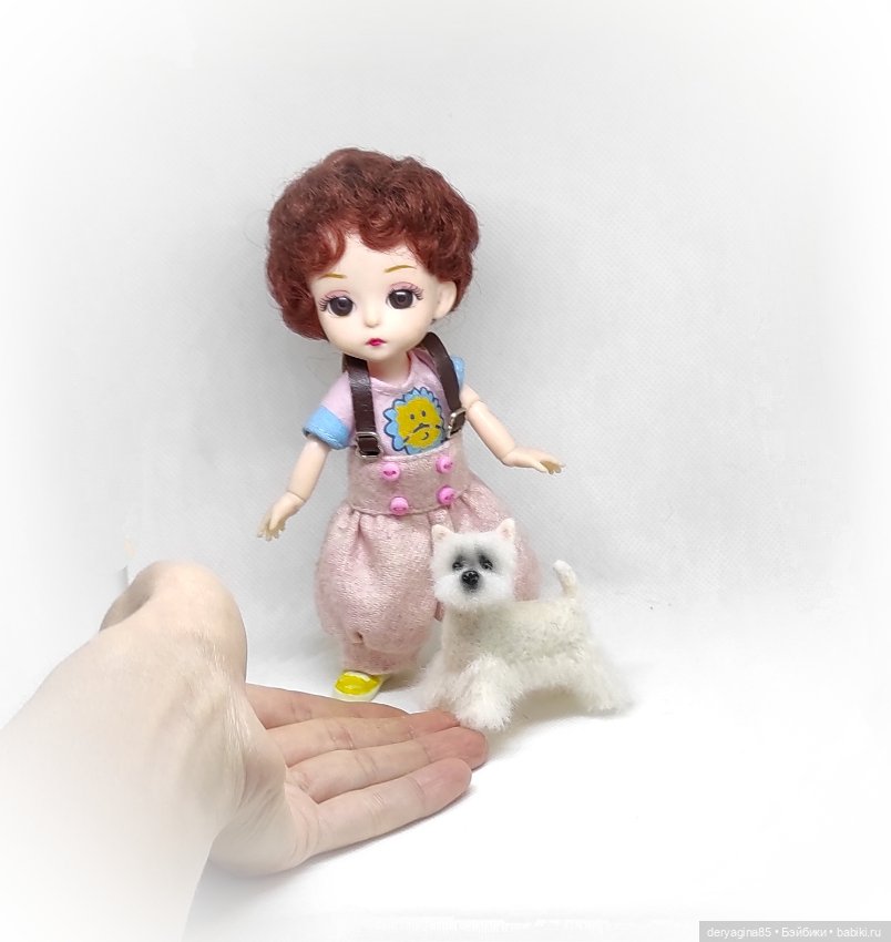 Вест Хайленд Уайт терьер — Валяные игрушки из шерсти: сухое валяние