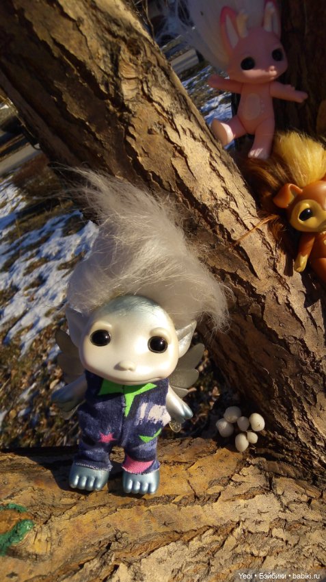 Зельфы в парке, декабрь. The Zelfs