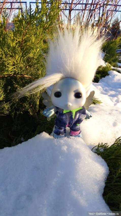 Зельфы в парке, декабрь. The Zelfs