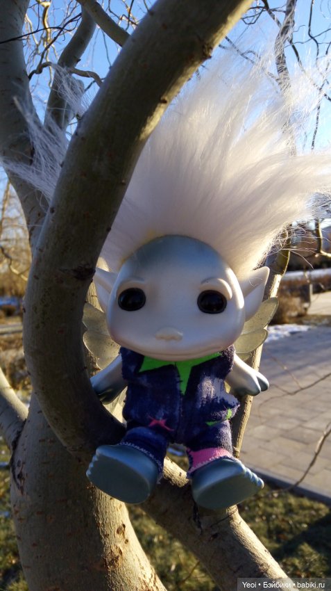 Зельфы в парке, декабрь. The Zelfs