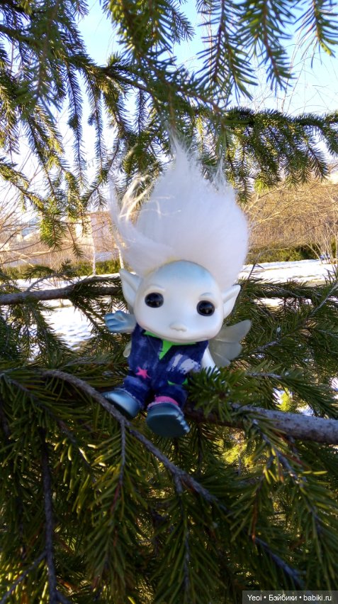 Зельфы в парке, декабрь. The Zelfs