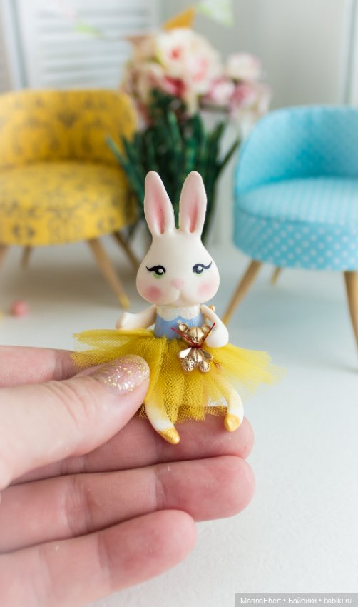 Кролик Энни — Лепка авторских кукол: полимерная глина (фото 5)