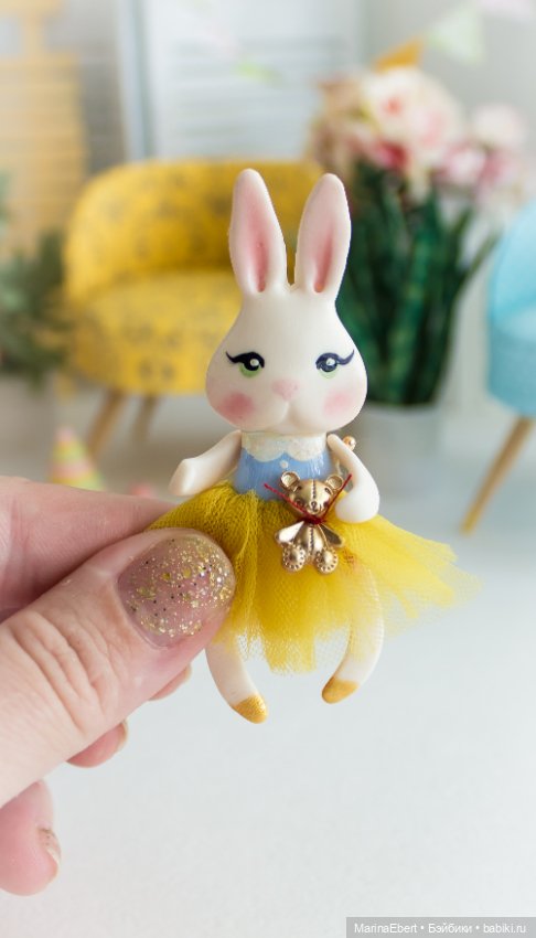Кролик Энни — Лепка авторских кукол: полимерная глина (фото 2)