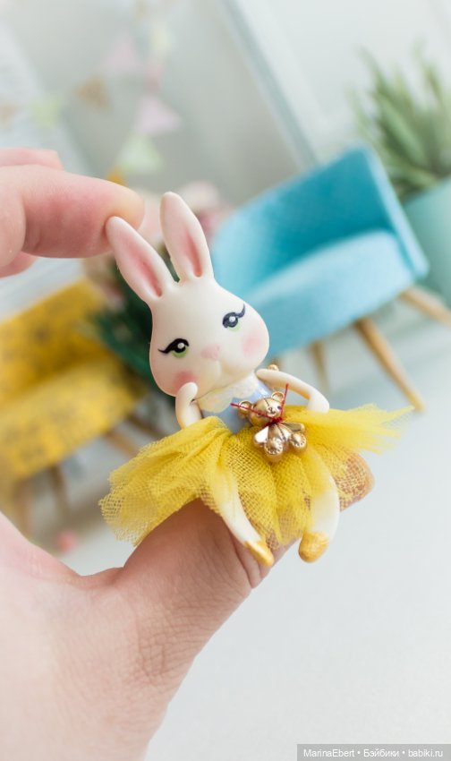 Кролик Энни — Лепка авторских кукол: полимерная глина (фото 8)