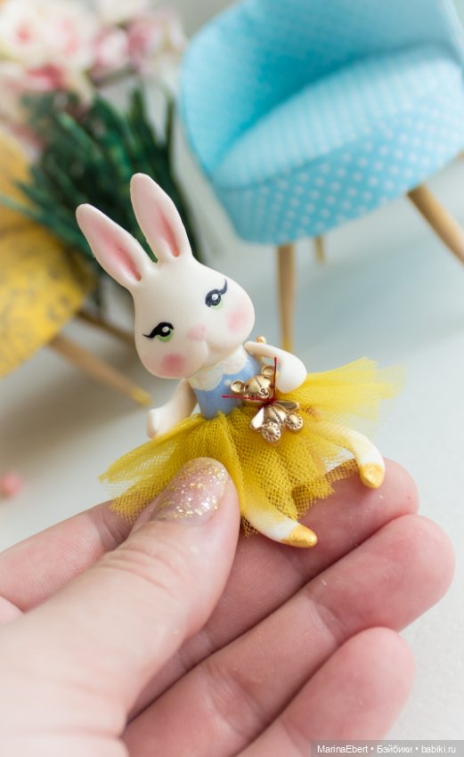 Кролик Энни — Лепка авторских кукол: полимерная глина (фото 6)