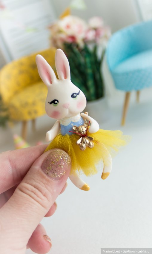 Кролик Энни — Лепка авторских кукол: полимерная глина (фото 3)