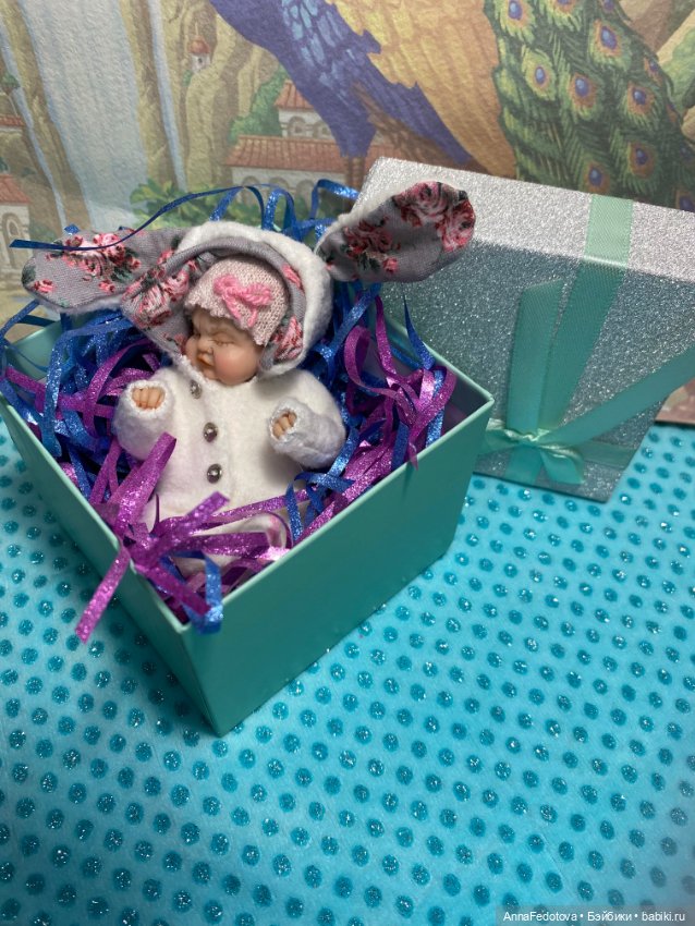 Новая малышка 🤗 — Авторские миниатюрные куклы: лепка (фото 4)