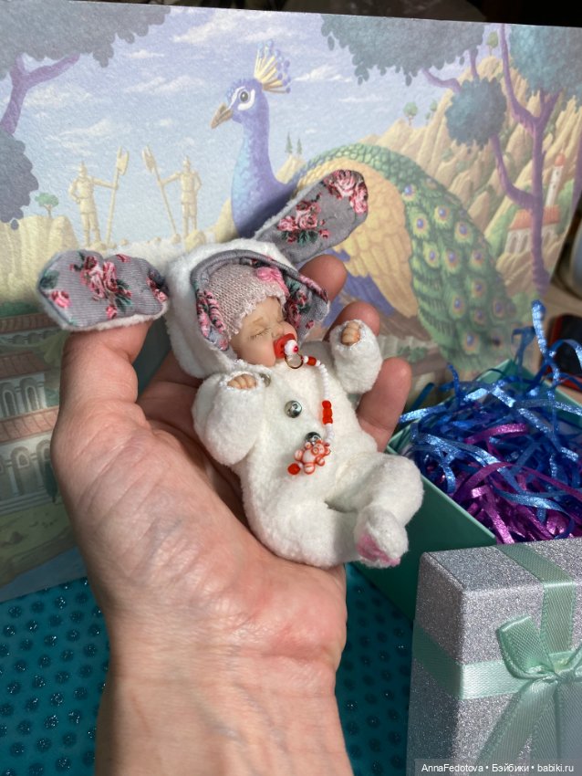 Новая малышка 🤗 — Авторские миниатюрные куклы: лепка
