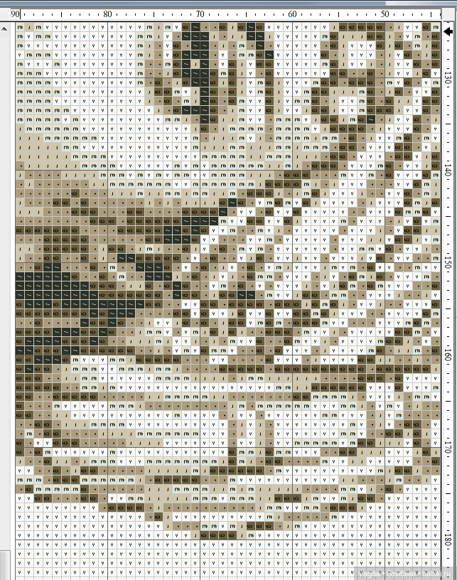 Мавританка, схема для вышивки крестом (фото 8)