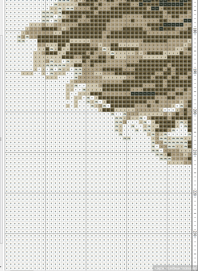 Мавританка, схема для вышивки крестом