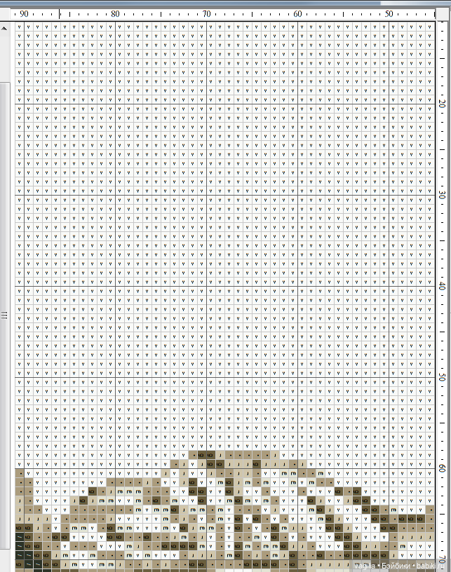 Мавританка, схема для вышивки крестом (фото 6)