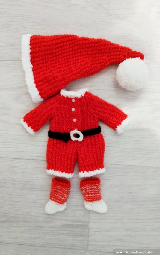 Костюмчик "САНТА" для Асеньки Весна 26 см
