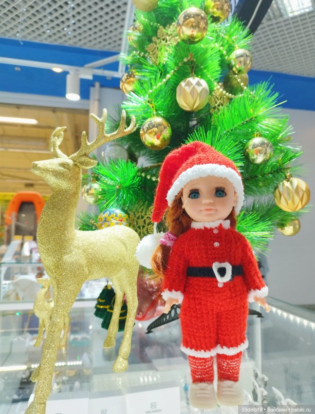 Костюмчик "САНТА" для Асеньки Весна 26 см (фото 3)