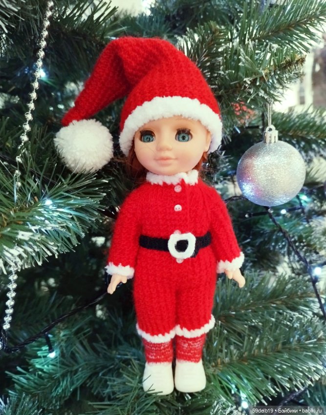 Костюмчик "САНТА" для Асеньки Весна 26 см (фото 2)