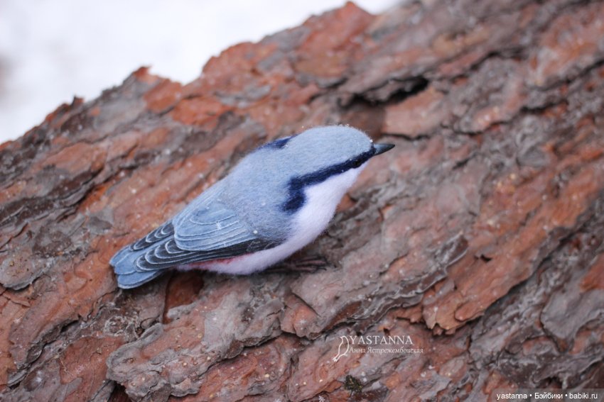 И снова птички — Валяные игрушки из шерсти: сухое валяние