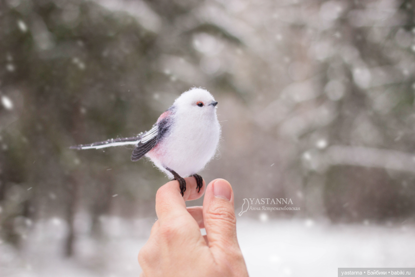 И снова птички — Валяные игрушки из шерсти: сухое валяние